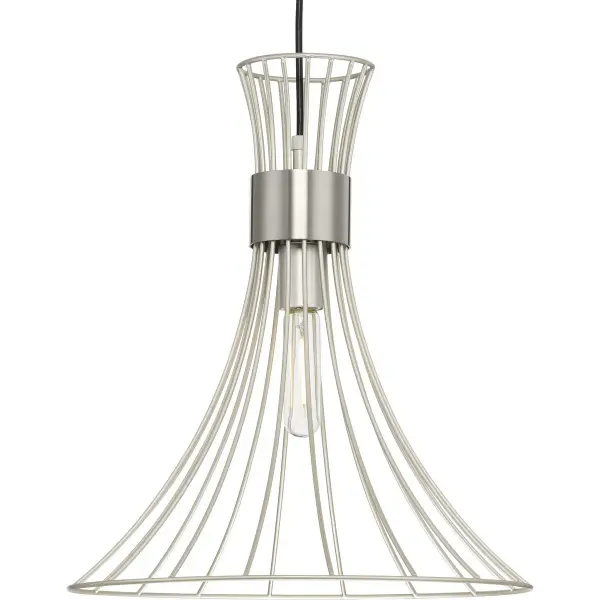 The Lorin pendant brings clean-lined mid-century style to any space with its minimalist metal shade and sophisticated matte black finish. Perfect for kitchen islands, dining areas, or bedrooms seeking understated elegance. - alternate view