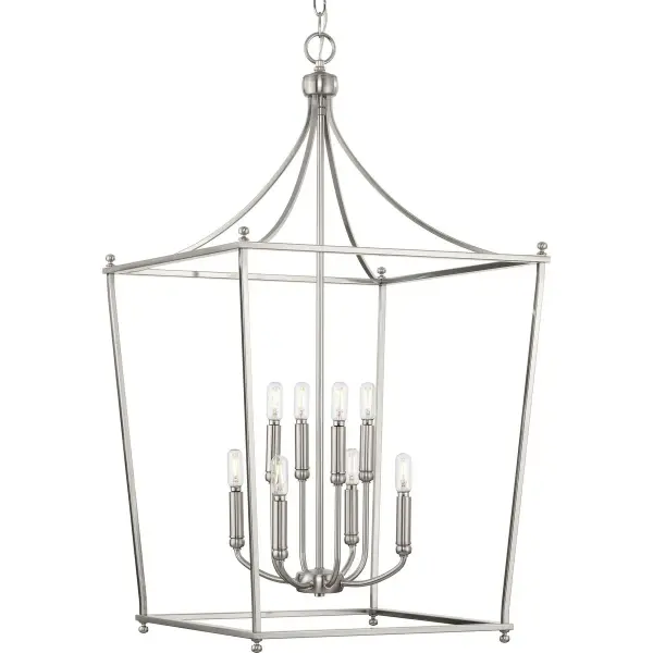 Grand Eight-Light Transitional Chandelier for Spacious Interiors - Image 3