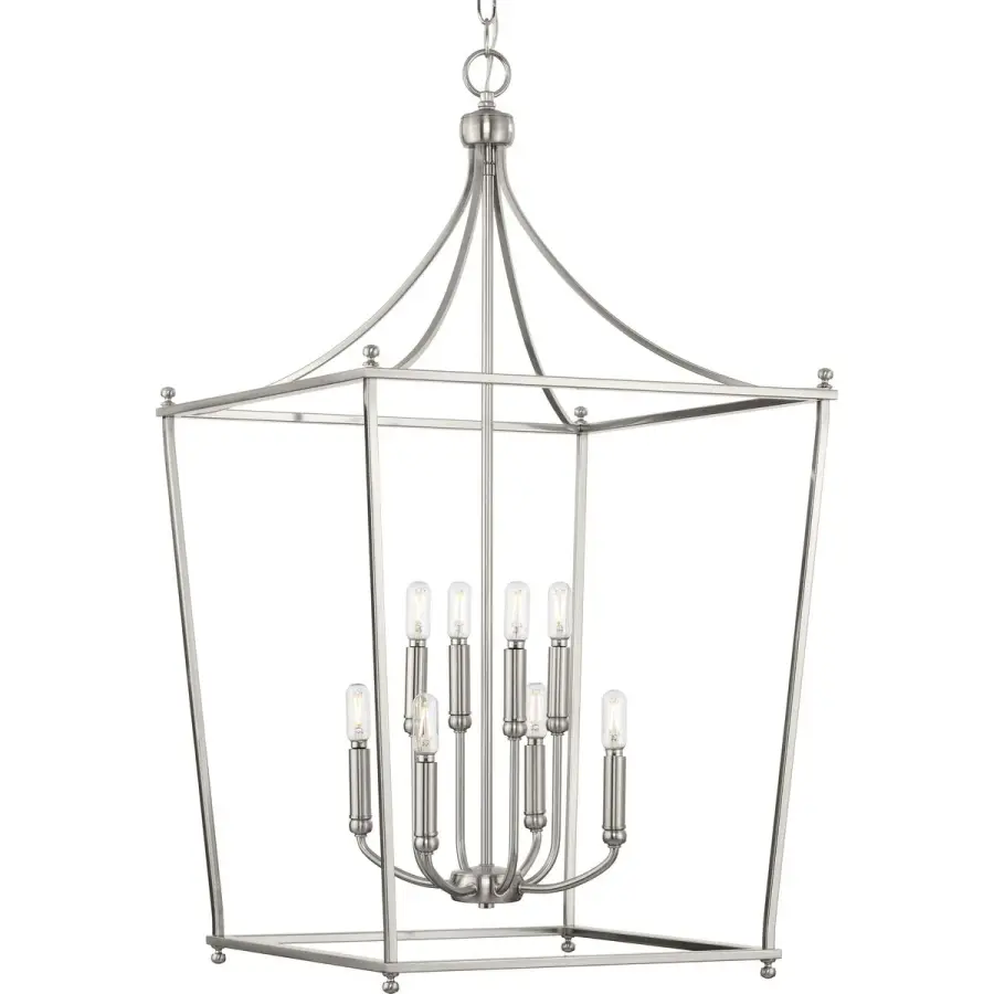 Grand Eight-Light Transitional Chandelier for Spacious Interiors - Image 3