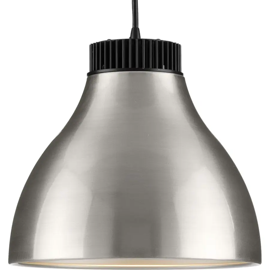 Energy-Efficient LED Pendant with Contemporary Brushed Nickel Finish - Image 1
