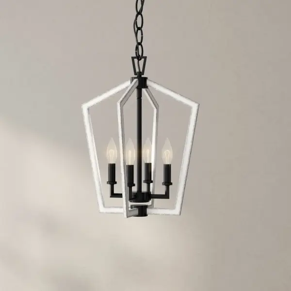 Versatile Coastal-Farmhouse Chandelier Perfect for Compact Spaces - Image 2