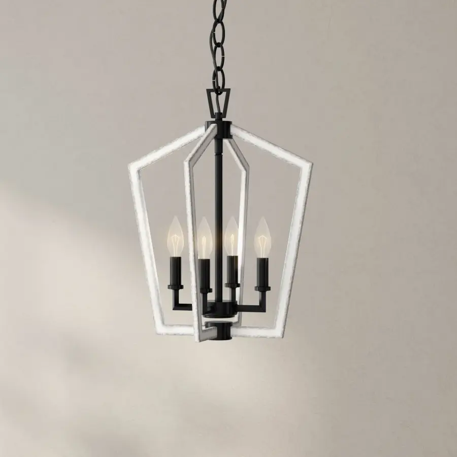 Versatile Coastal-Farmhouse Chandelier Perfect for Compact Spaces - Image 2