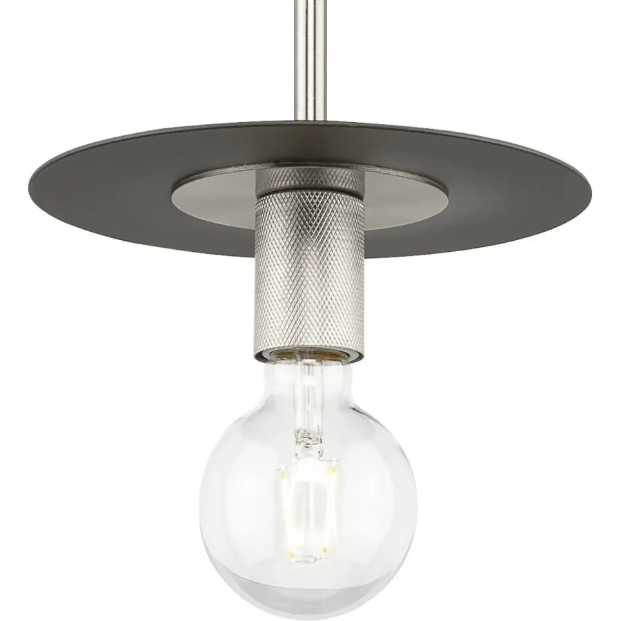 Sleek Mid-Century Mini Pendant with Industrial Edge - Image 1
