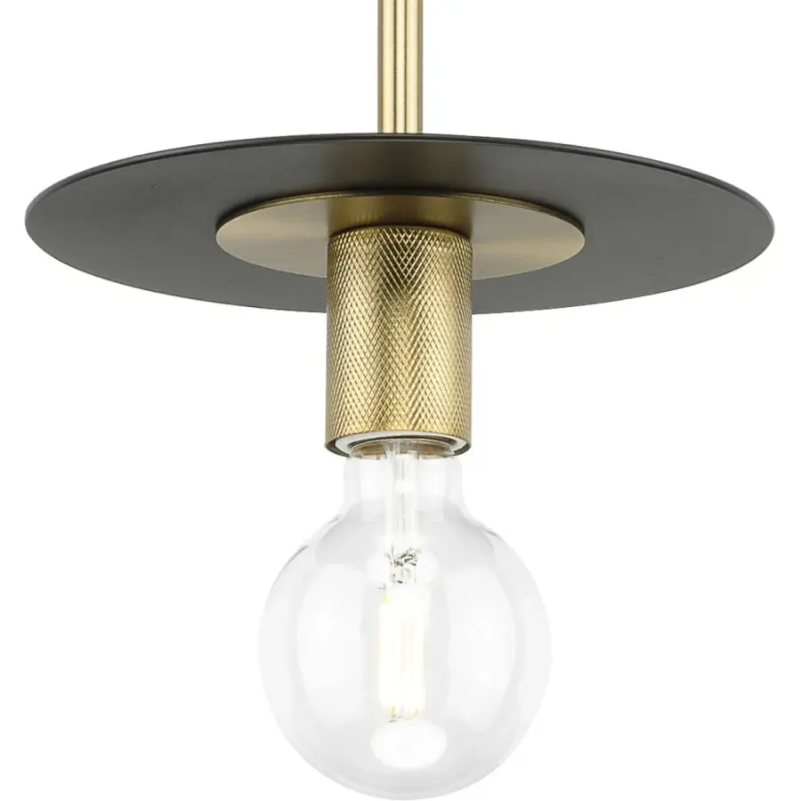 Sleek Mid-Century Mini Pendant with Industrial Edge - Image 2