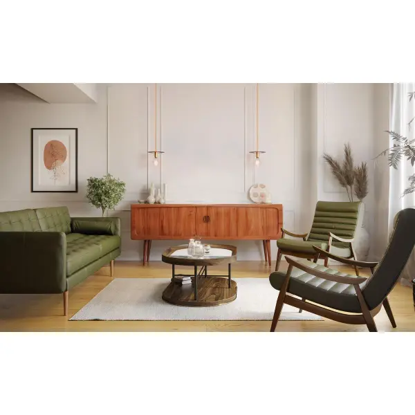 Sleek Mid-Century Mini Pendant with Industrial Edge - Image 3