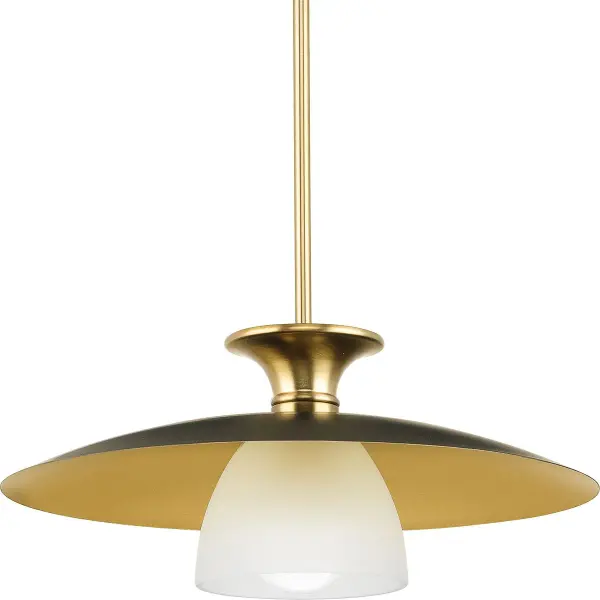 Sleek Mid-Century Pendant with Industrial Edge - Image 1