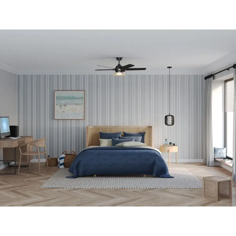 Cordova One-Light Mini-Pendant in Natural Rattan - Image 3
