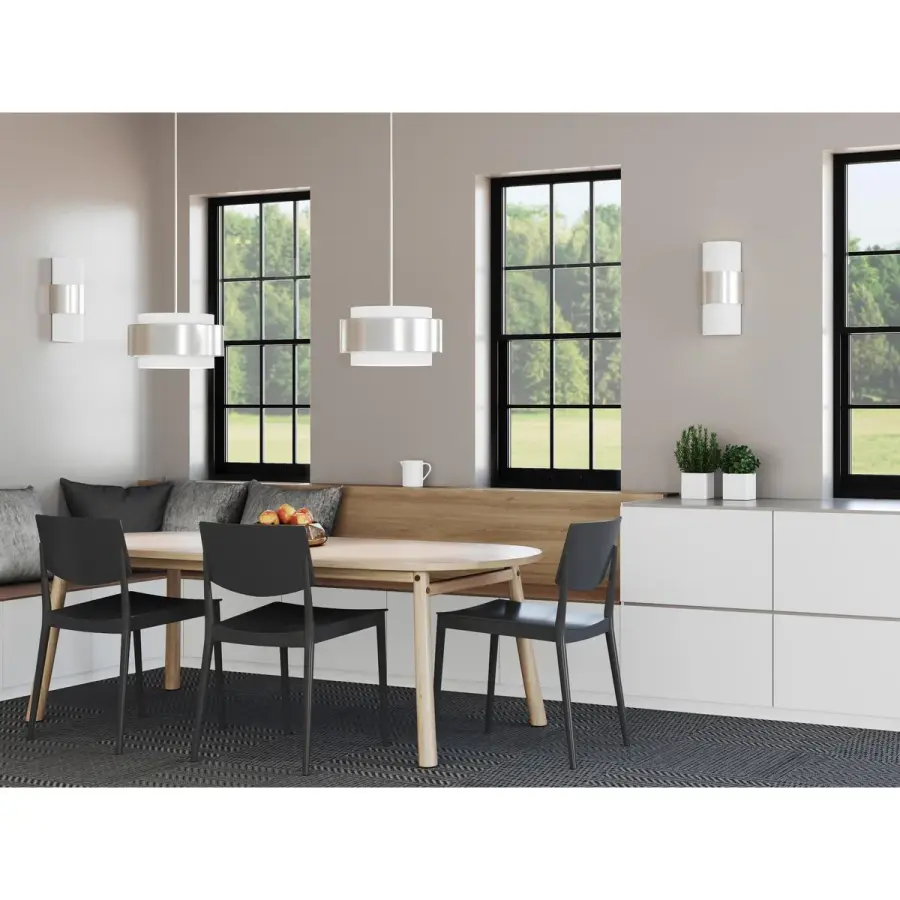 Sophisticated Three-Light Pendant with Luxe Industrial Appeal - Image 6