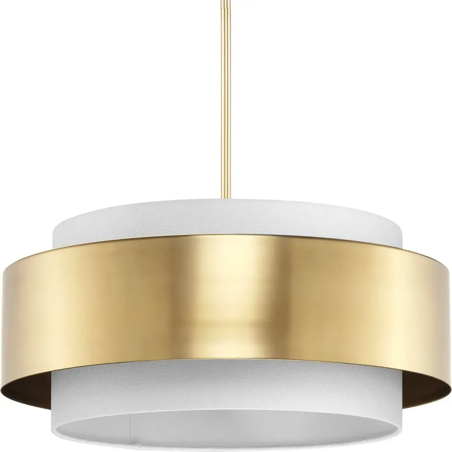 Sophisticated Three-Light Pendant with Luxe Industrial Appeal - Image 2