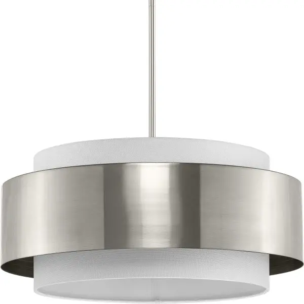 Sophisticated Three-Light Pendant with Luxe Industrial Appeal - Image 3