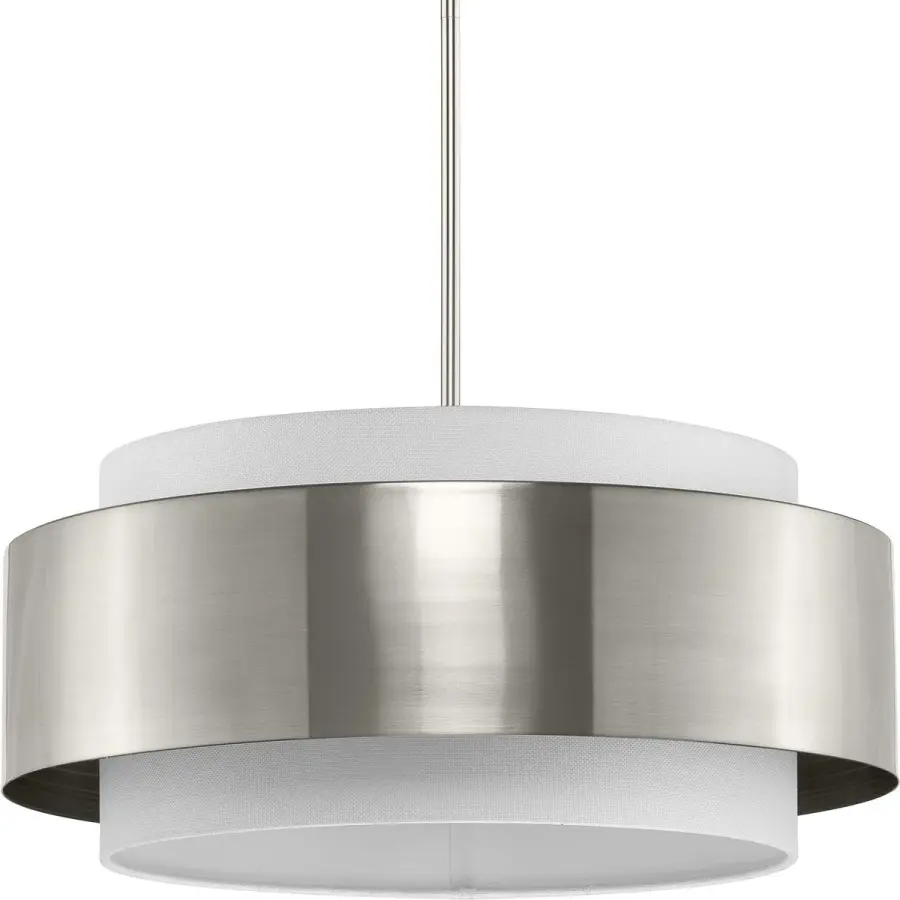 Sophisticated Three-Light Pendant with Luxe Industrial Appeal - Image 3