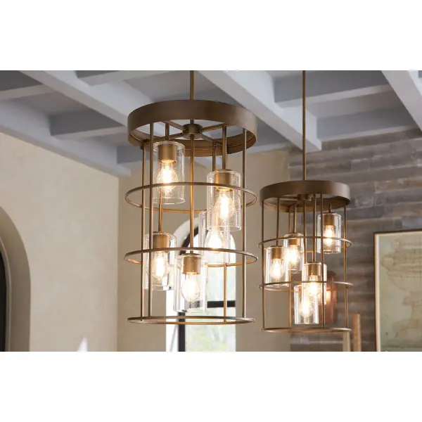 Modern Farmhouse Statement Piece with Five-Light Drama - Image 5