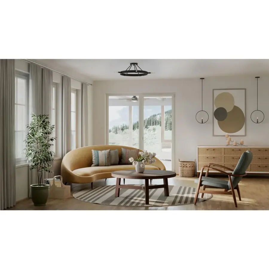 Modern Farmhouse Charm with Rustic Bronze Finish - Image 3