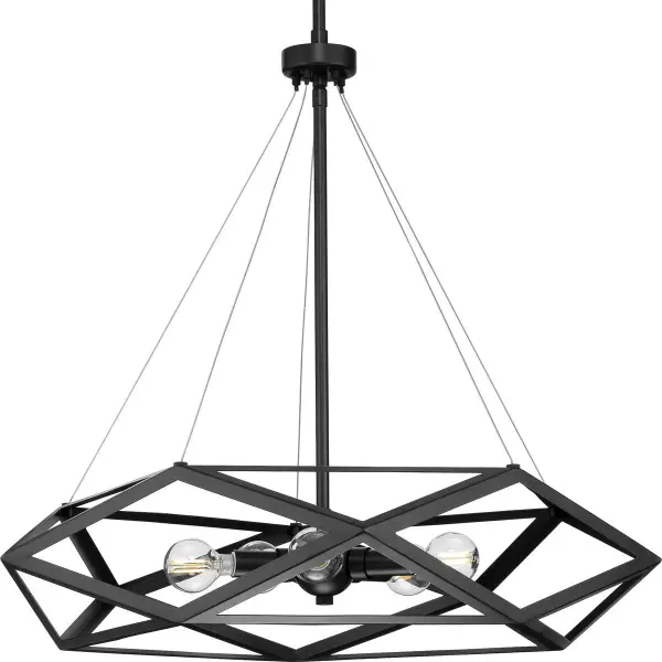 The Saucedo Collection brings transitional elegance with five lights arranged in a striking configuration. Its Architectural Bronze finish adds warmth and depth, making it perfect for dining rooms and kitchen islands. - alternate view