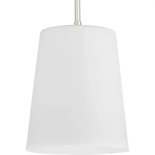 Clarion One-Light Etched White Pendant - Image 2
