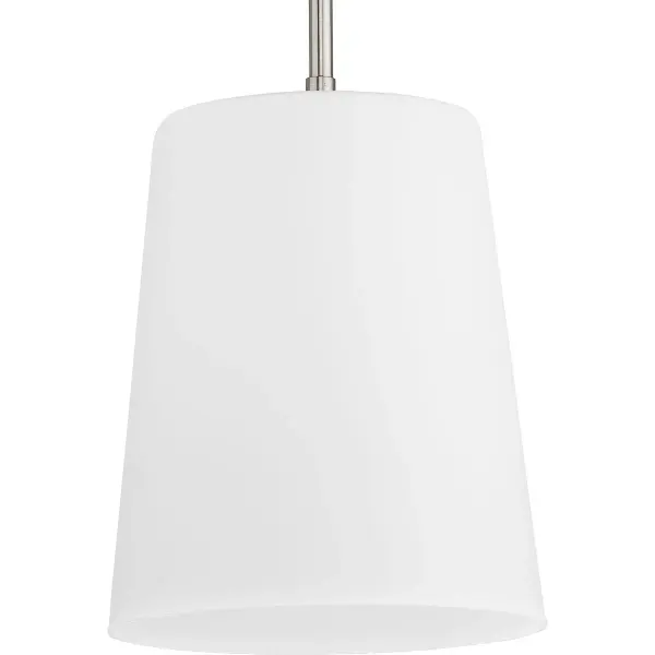 Clarion One-Light Etched White Pendant - Image 4