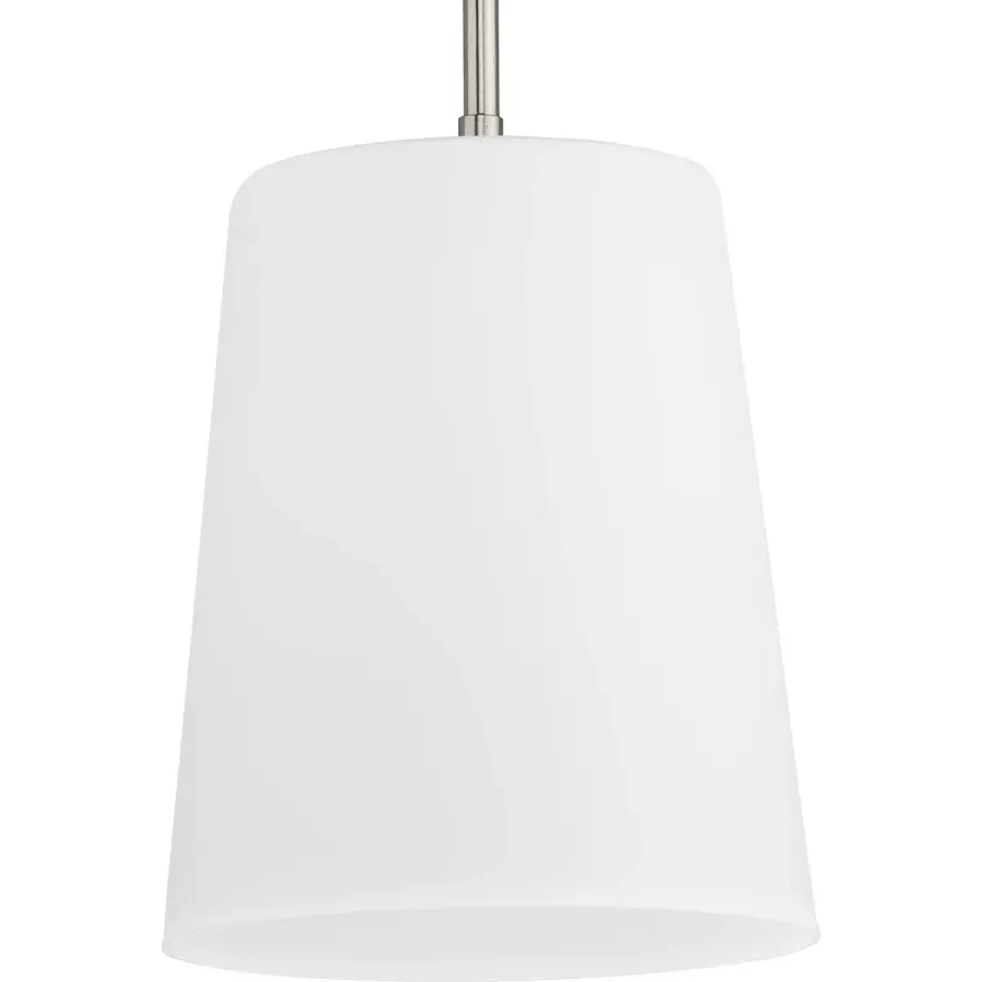 Clarion One-Light Etched White Pendant - Image 4