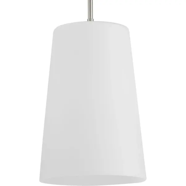 Clarion One-Light Etched White Pendant - Image 2