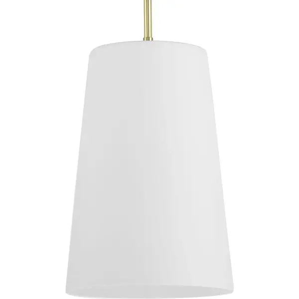 Clarion One-Light Etched White Pendant - Image 3