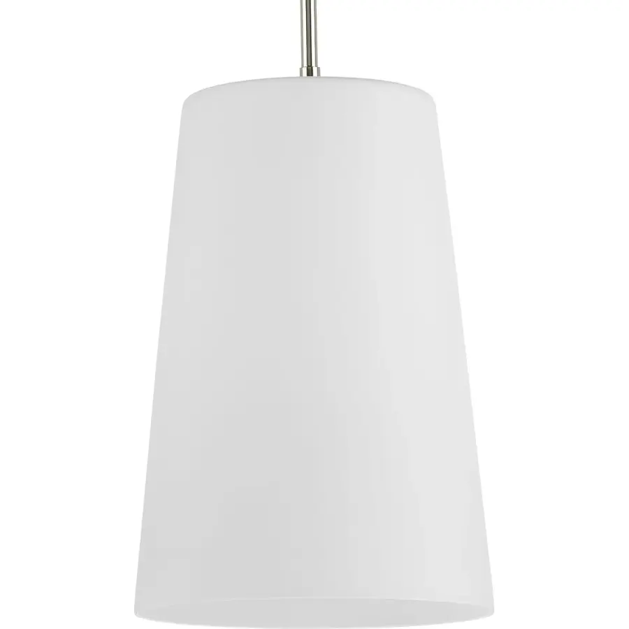 Clarion One-Light Etched White Pendant - Image 4