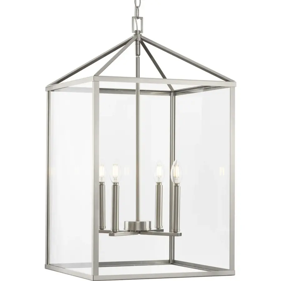 Versatile Transitional Foyer Pendant with Modern Farmhouse Appeal - Image 1