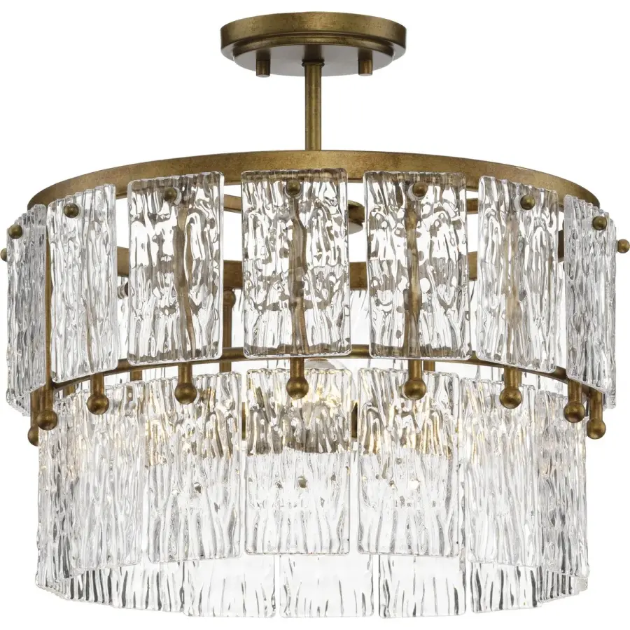 Chevall Three-Light Organic Pendant - Image 1