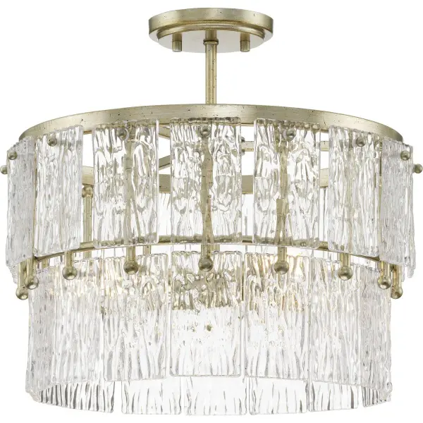 The Chevall pendant brings sophisticated organic elegance with its three-light configuration and distinctive gold ombre finish. Perfect for creating a luxe focal point in dining rooms and kitchens while maintaining transitional versatility. - alternate view