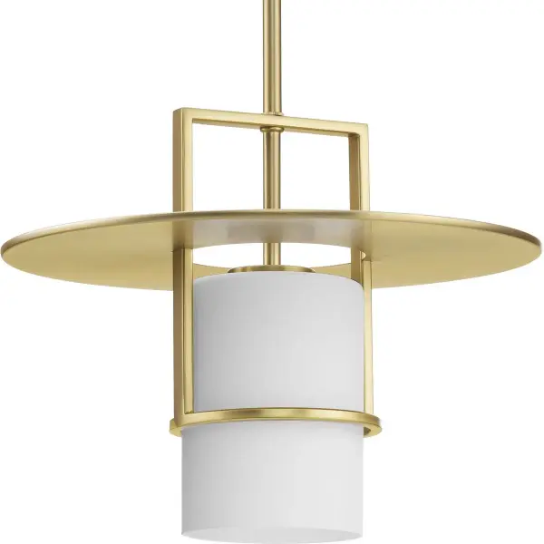 The Mystic Collection pendant combines clean lines with brushed nickel finish for a sophisticated look. Perfect for kitchens, dining areas, and bedrooms, this single-light fixture offers JA8 and Title 22 compliance for California installations.