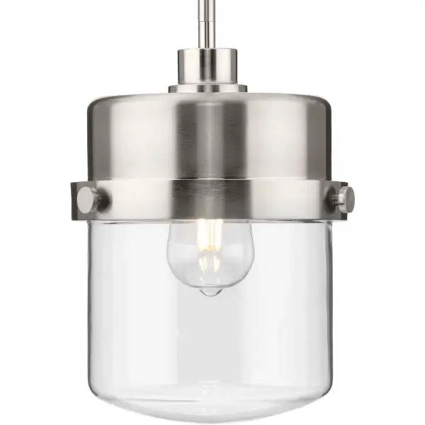 Beckner Clear Glass Pendant Light - Image 1