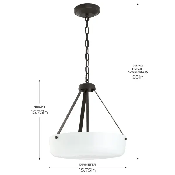 Lieon Three-Light Convertible Pendant - Image 20