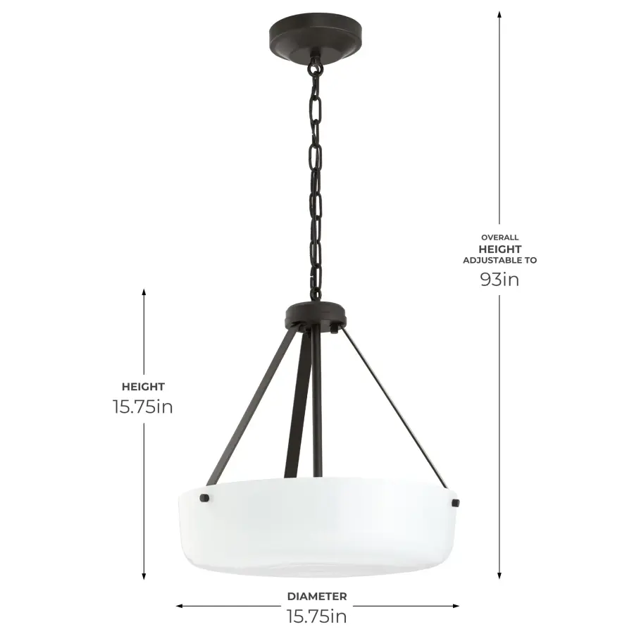 Lieon Three-Light Convertible Pendant - Image 20