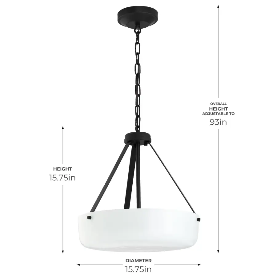 Lieon Three-Light Convertible Pendant - Image 30