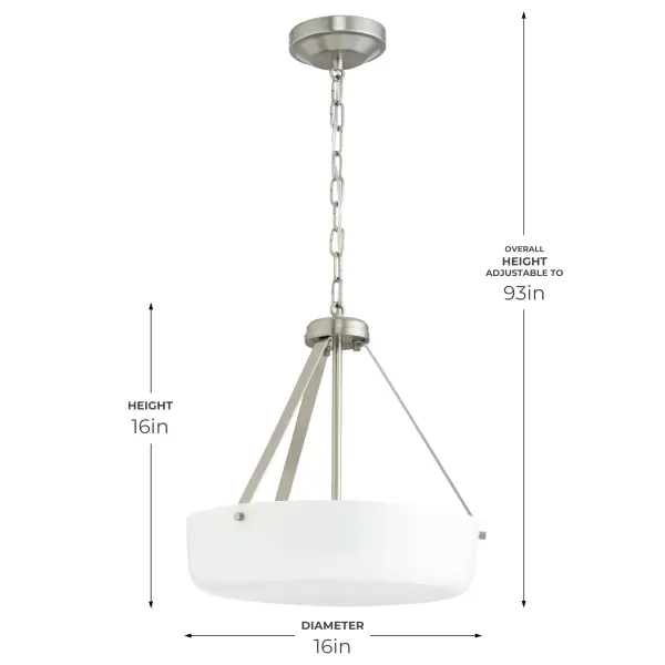 Lieon Three-Light Convertible Pendant - Image 10