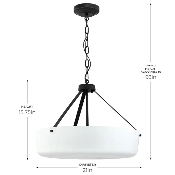 Lieon Three-Light Convertible Pendant - Image 29