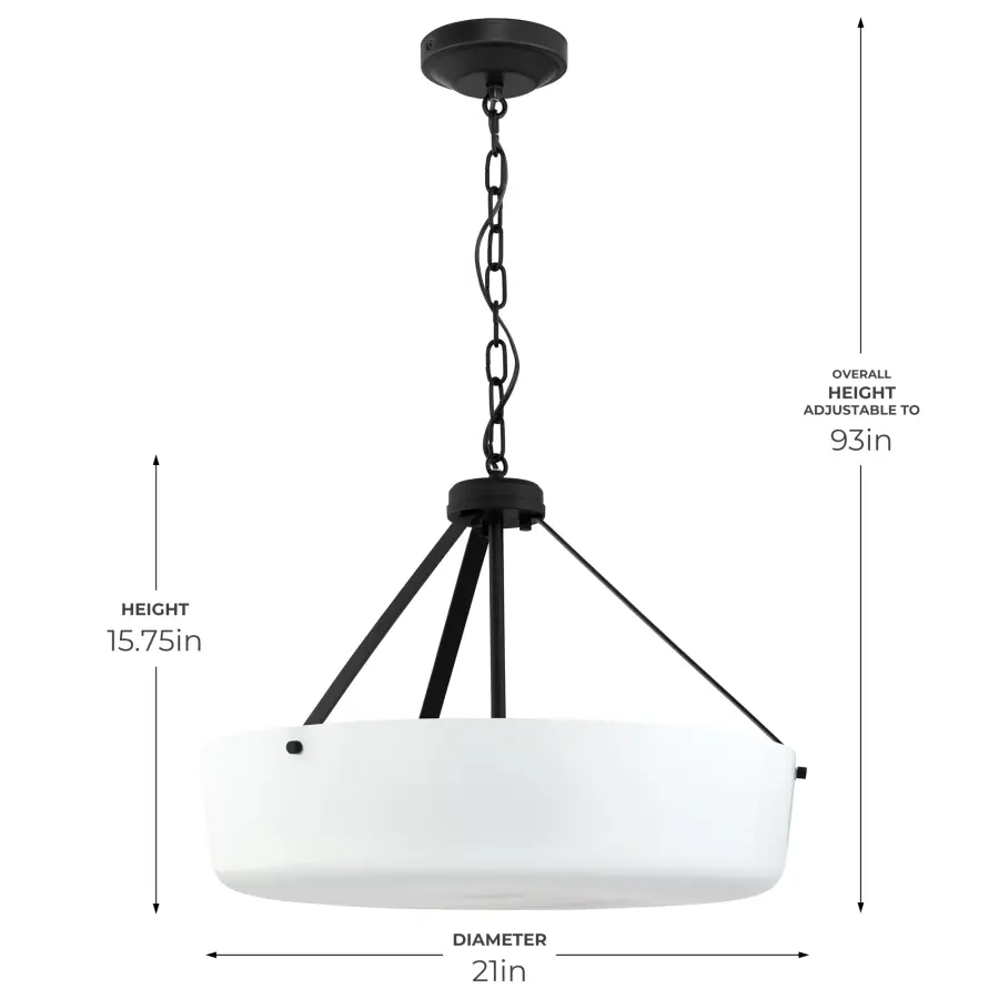 Lieon Three-Light Convertible Pendant - Image 29