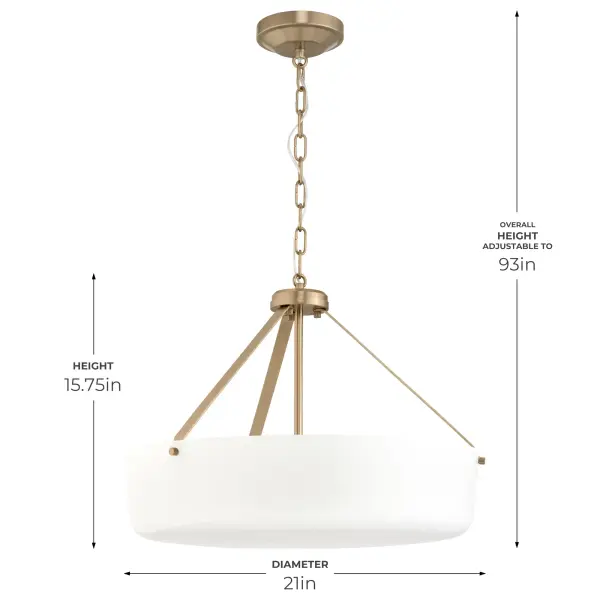Lieon Three-Light Convertible Pendant - Image 39