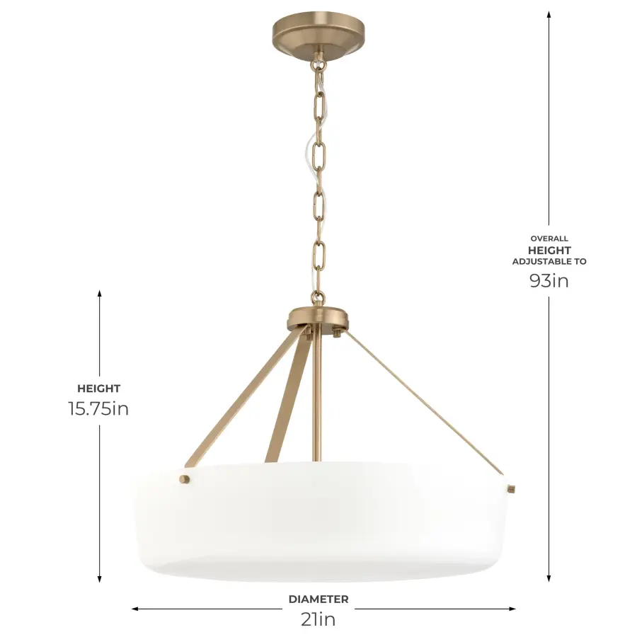 Lieon Three-Light Convertible Pendant - Image 39