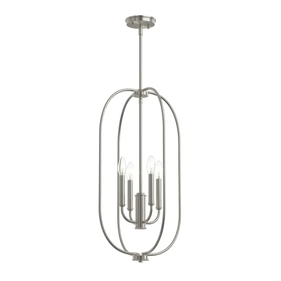 Elegant Transitional Pendant with Versatile Brushed Nickel Finish - Image 1