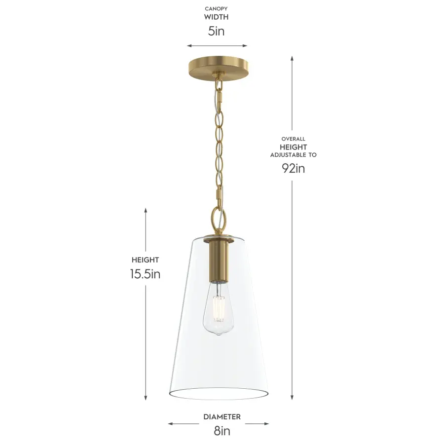 Jheni Brushed Nickel Pendant - Image 19
