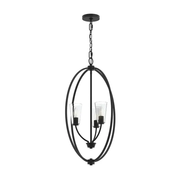 Elegant Transitional Pendant with Brushed Nickel Finish - Image 1