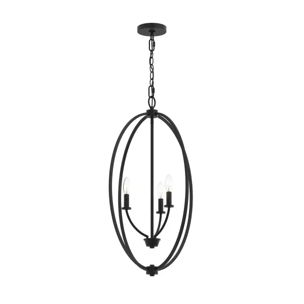 The Jheni Pendant blends transitional elegance with modern simplicity, featuring a refined brushed nickel finish. Ideal for intimate spaces like bedrooms and breakfast nooks, this fixture adds sophisticated lighting.
