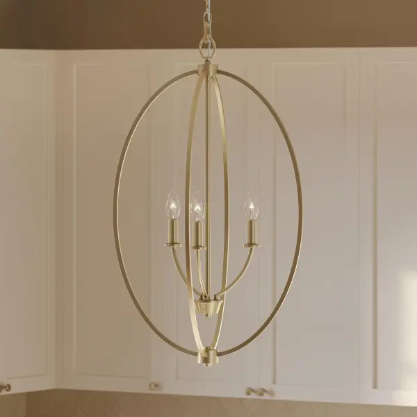 Jheni Brushed Nickel Pendant - Image 12