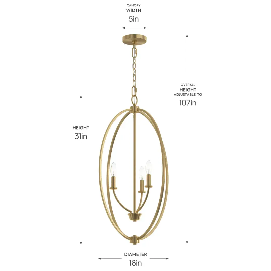 Jheni Brushed Nickel Pendant - Image 14