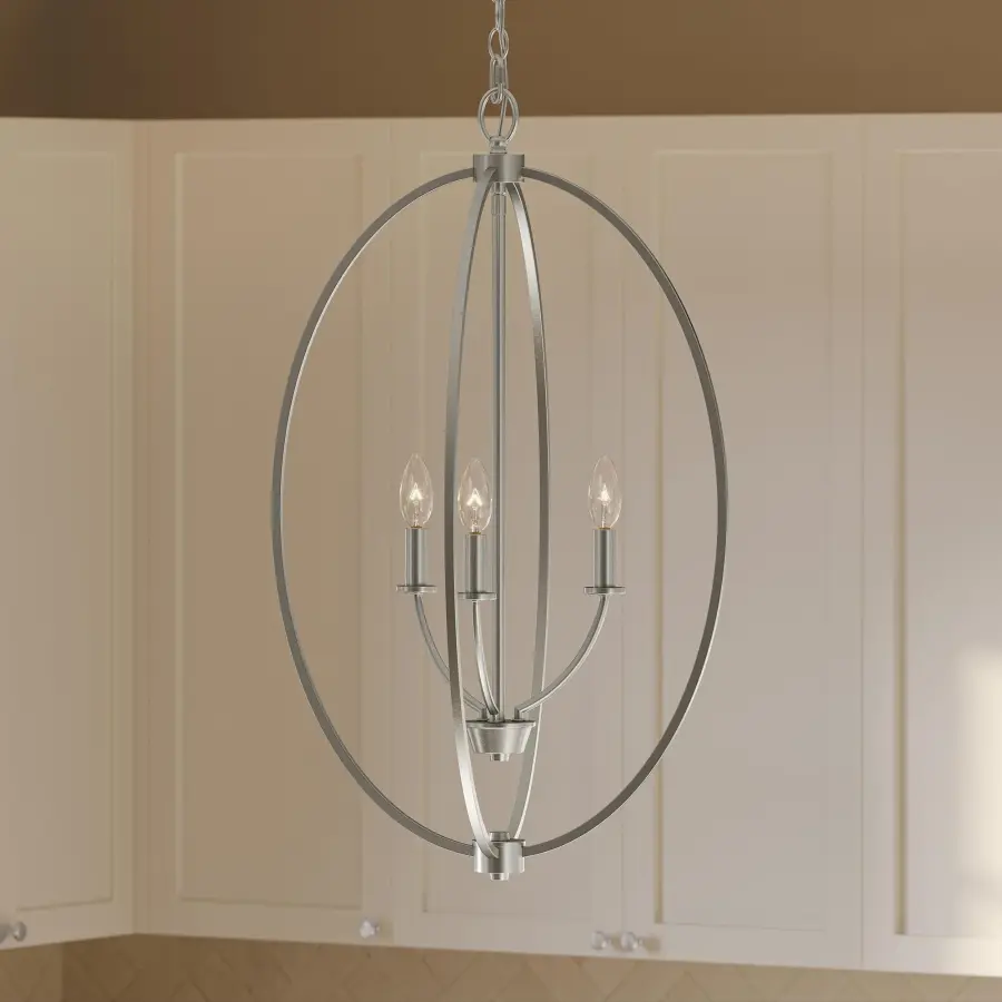Jheni Brushed Nickel Pendant - Image 21