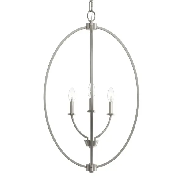 Jheni Brushed Nickel Pendant - Image 25