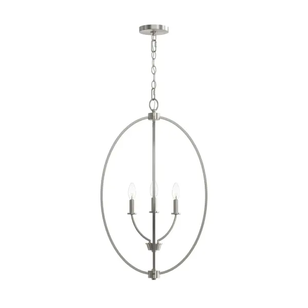 Jheni Brushed Nickel Pendant - Image 27