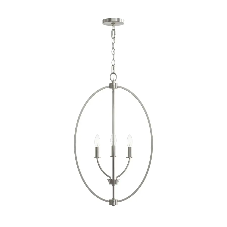 Jheni Brushed Nickel Pendant - Image 27