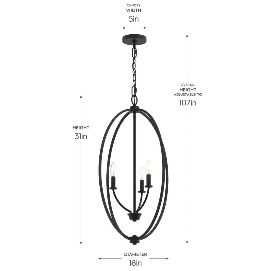 Jheni Brushed Nickel Pendant - Image 5