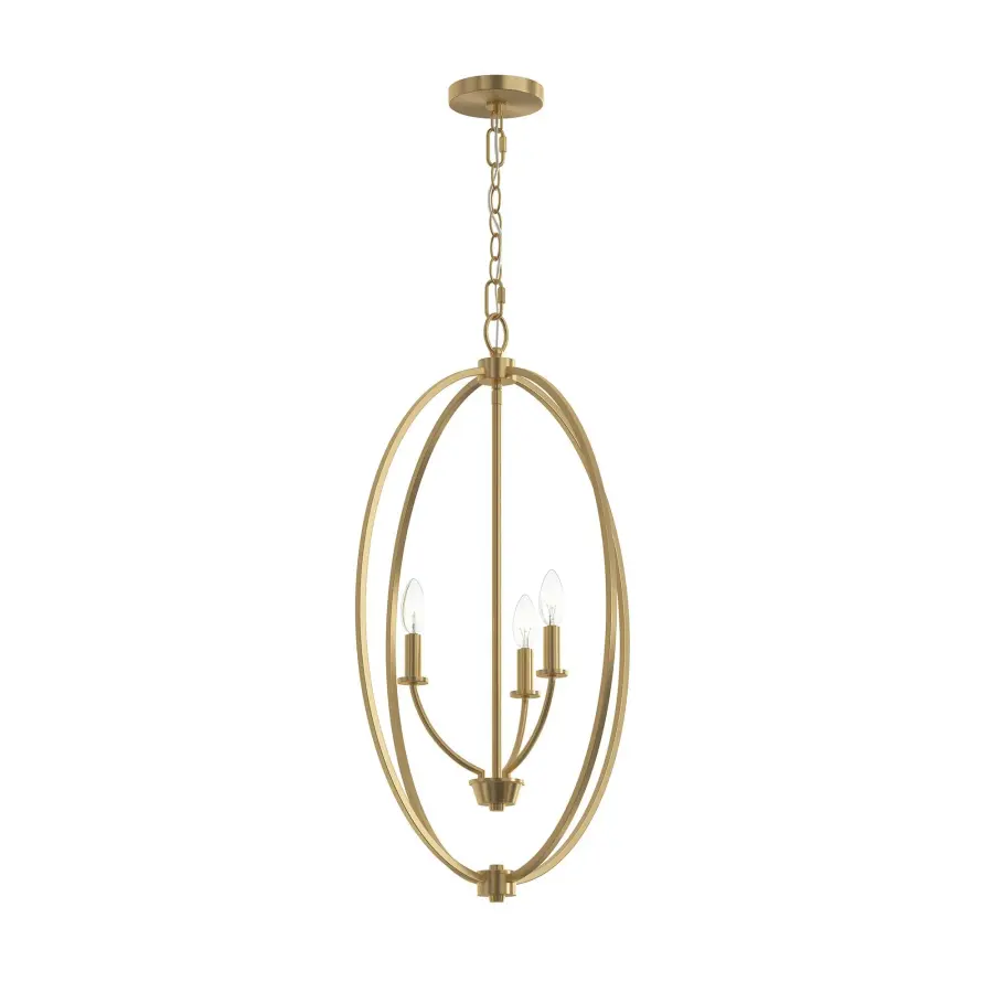 Jheni Brushed Nickel Pendant - Image 10