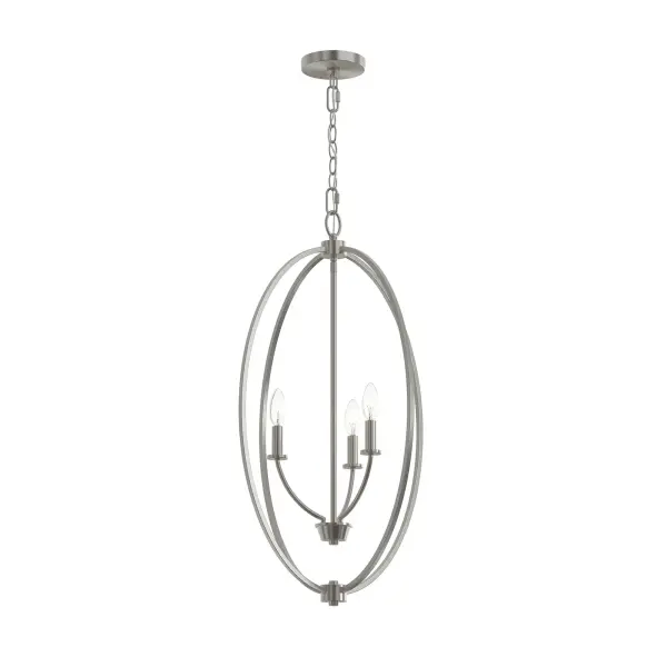 Versatile Transitional Pendant with Modern Brushed Nickel Finish - Image 3